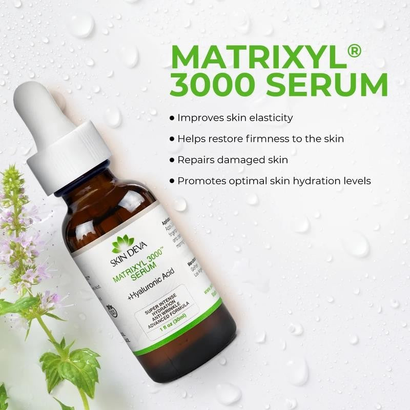 1 Fl Oz Matrixyl 3000 with Hyaluronic Acid Serum Peptides Serum for Face Hydrati