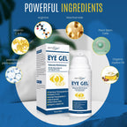 Eye Gel + Plant Stem Cells + Matrixyl 3000 + EYE BAG REMOVER, Arginine for Under