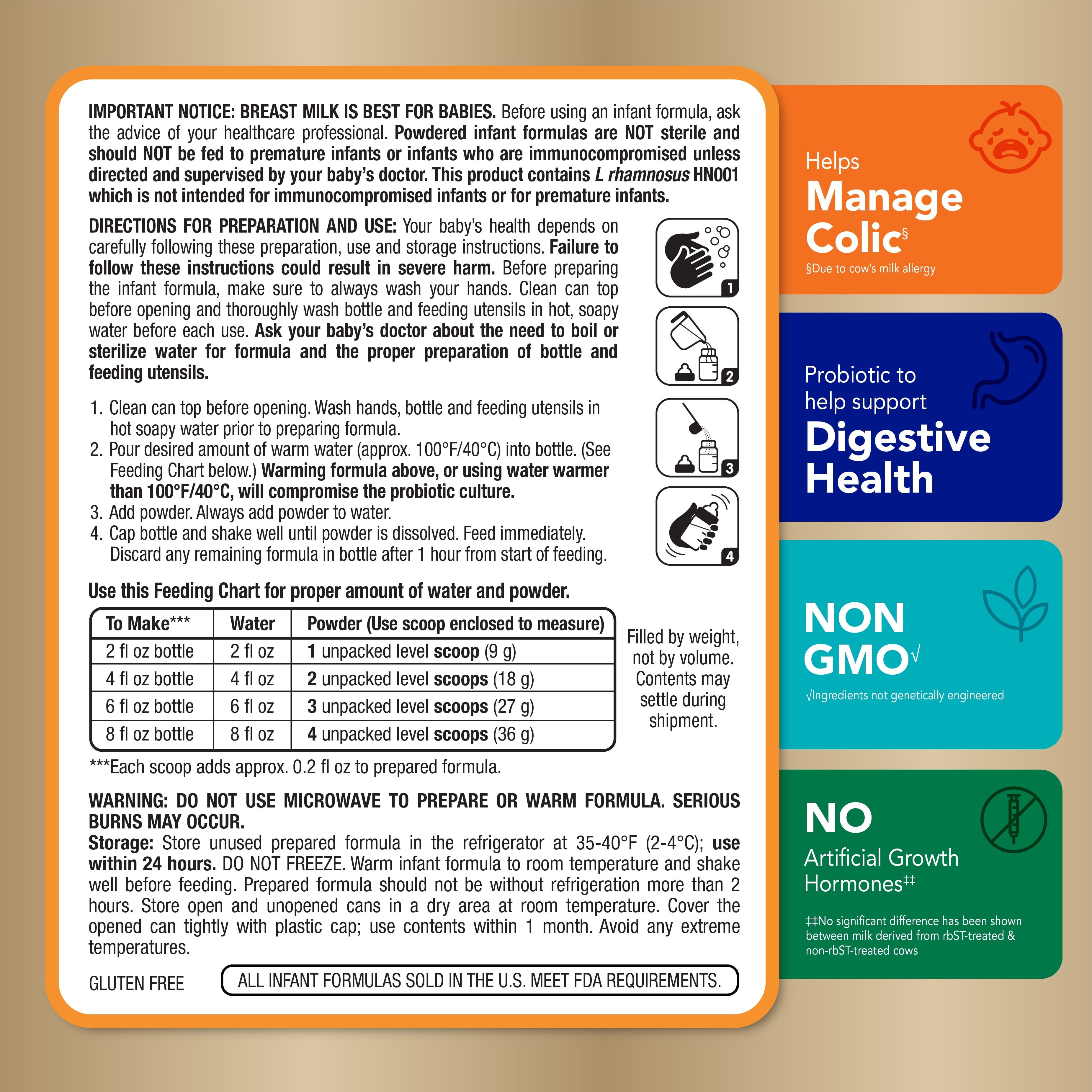 Parent'S Choice Hypoallergenic Infant Formula Powder, 27.8 Oz Canister