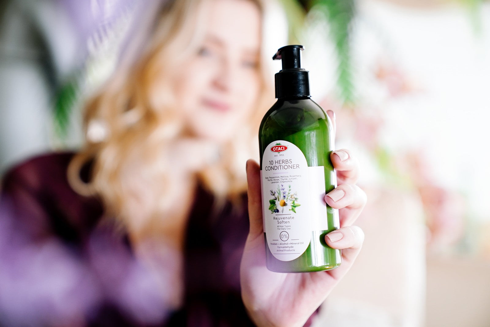 10 Herbs Rejuvenate and Soften Conditioner for All Hair Types