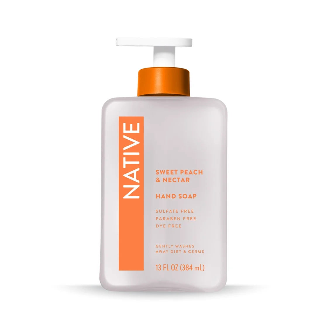 Native Sweet Peach & Nectar Liquid Hand Soap 13 Fl Oz
