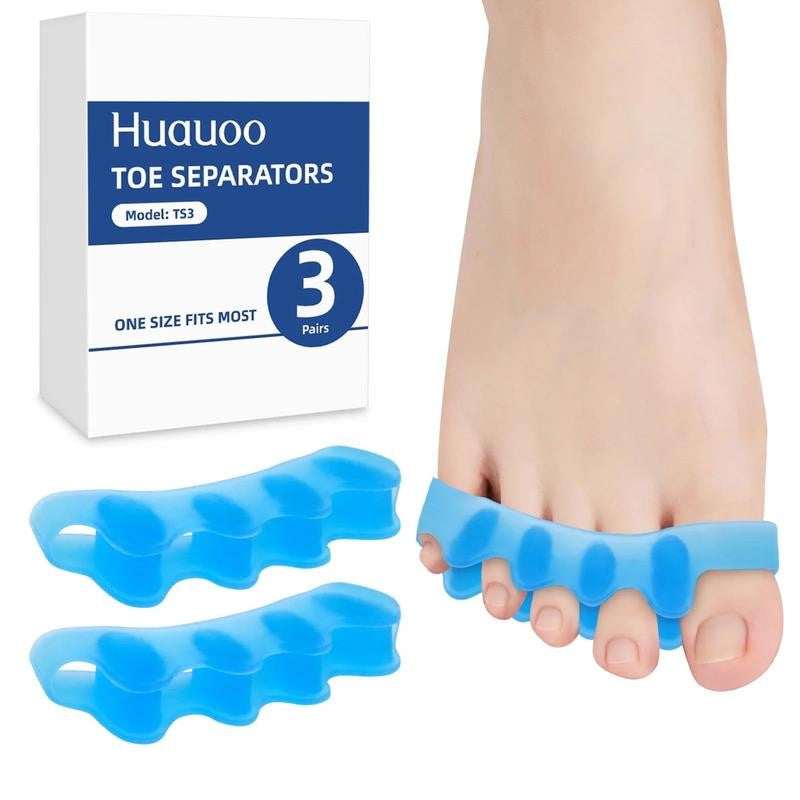 3 Pairs Toe Separators, Correcting Bunions and Restoring Toes to Their Original