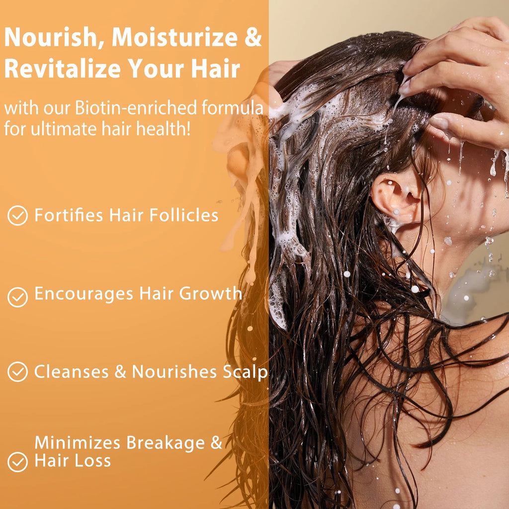 Batana Oil Hair Shampoo,Pure Plant Extracts Cleansing and Nourishing Scalp Shampoo,Daily Hair Cleaning & Care,Unisex,10.1 Fl.Oz