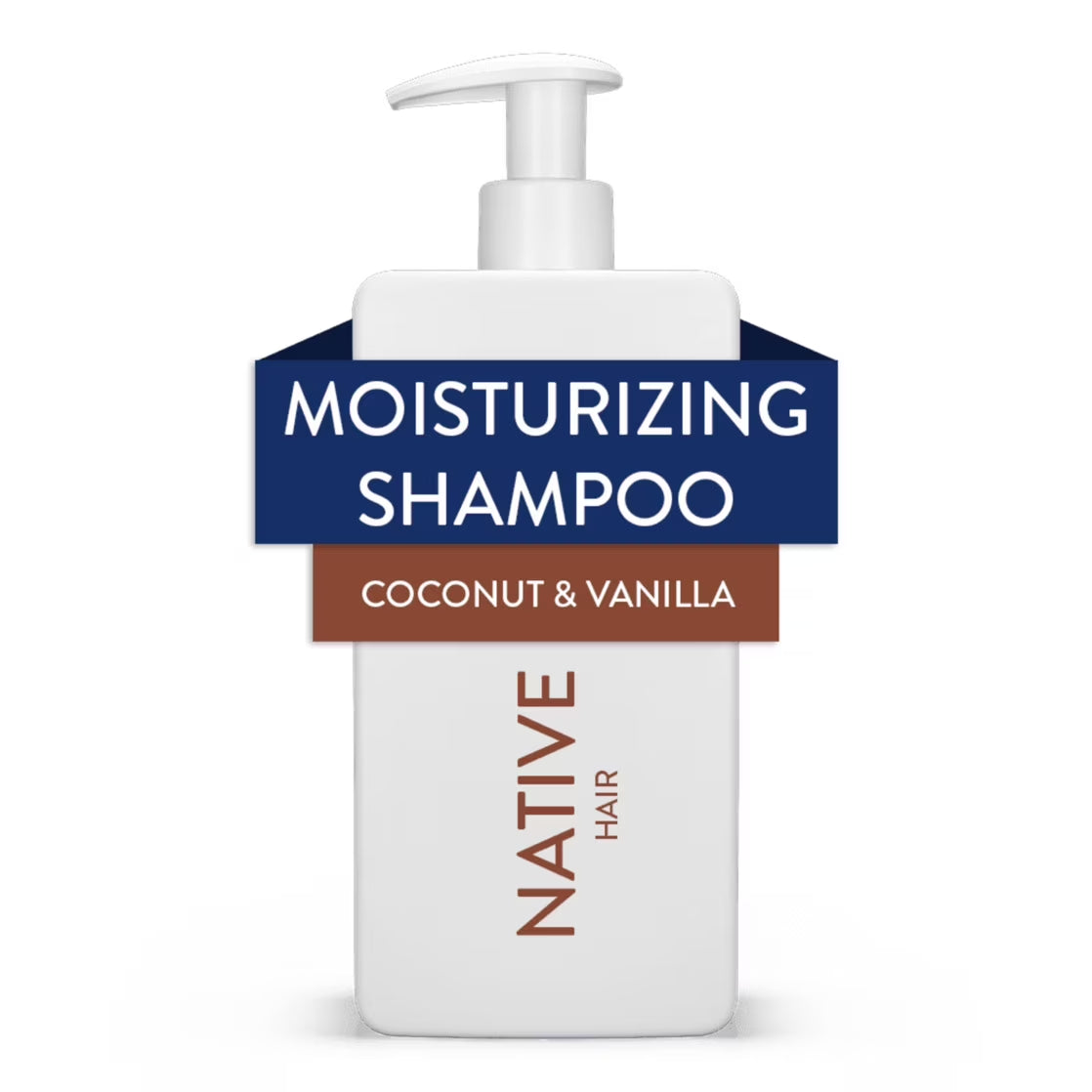Native Moisturizing Shampoo, Coconut & Vanilla, Sulfate & Paraben Free, 16.5 Oz