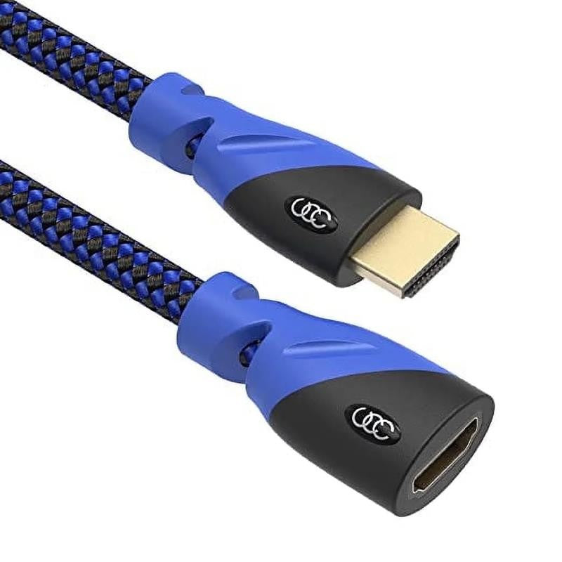4K HDMI Cable for TV, Male to Female Extension HDMI Cord for Computer, Laptop, M