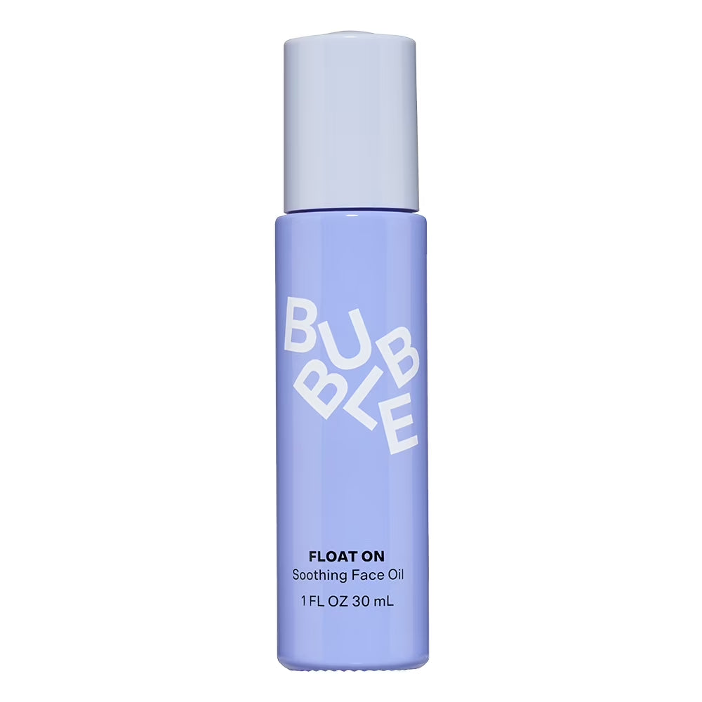 Bubble Skincare Float on Soothing Facial Oil Serum, for All Skin Types, Everyday Care,1 Fl Oz / 30Ml