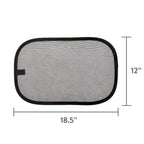Parent'S Choice Baby Car Window Cling Shades, UPF 50+, Universal Fit, Blocks Heat&Uv, 2 Pack, Black