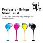 63XL Ink Cartridge 2 Pack Compatible for HP 63 Ink Cartridges Black Tri-Color Fo