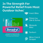 Benadryl Extra Strength Itch Relief Cream, Topical Analgesic, 1 Oz