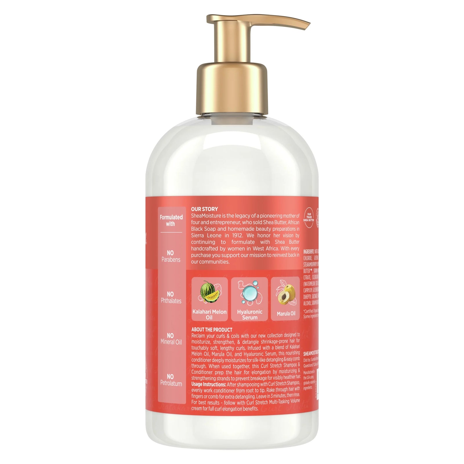 Curl Stretch Detangling Conditioner Kalahari Melon Oil Infused with Hyaluronic S