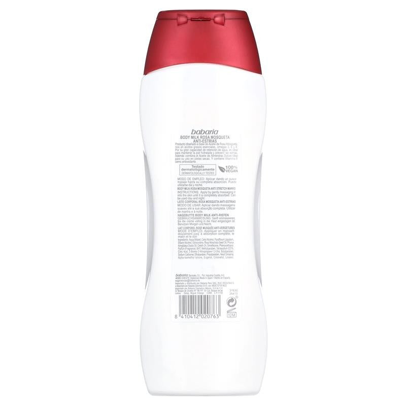 Anti-Stretch Marks Body Milk with Rosehip Oil Stretch Marks Reducer 16.6 Fl. Oz.