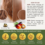 100% Raw & Pure Batana Oil 2Oz | for Hair Growth from Honduras | Promotes Hair T