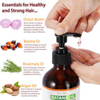 Batana Oil Hair Shampoo,Pure Plant Extracts Cleansing and Nourishing Scalp Shampoo,Daily Hair Cleaning & Care,Unisex,10.1 Fl.Oz