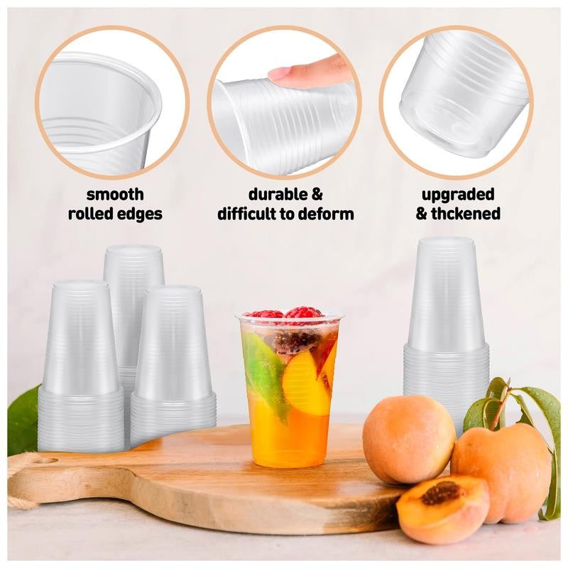480 Pack 9 Oz Clear Plastic Drinking Cups