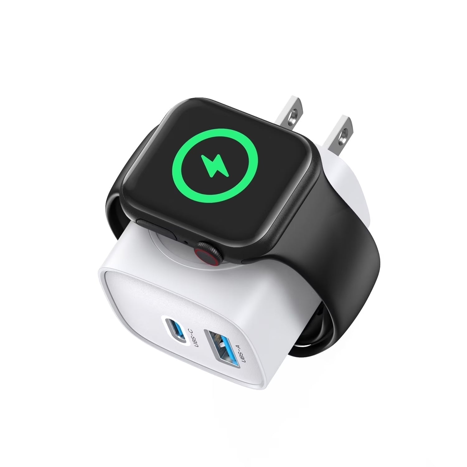 20W Magnetic 3-In-1 USB-C Charger for Apple Watch, Iphone, Ipad Series - White