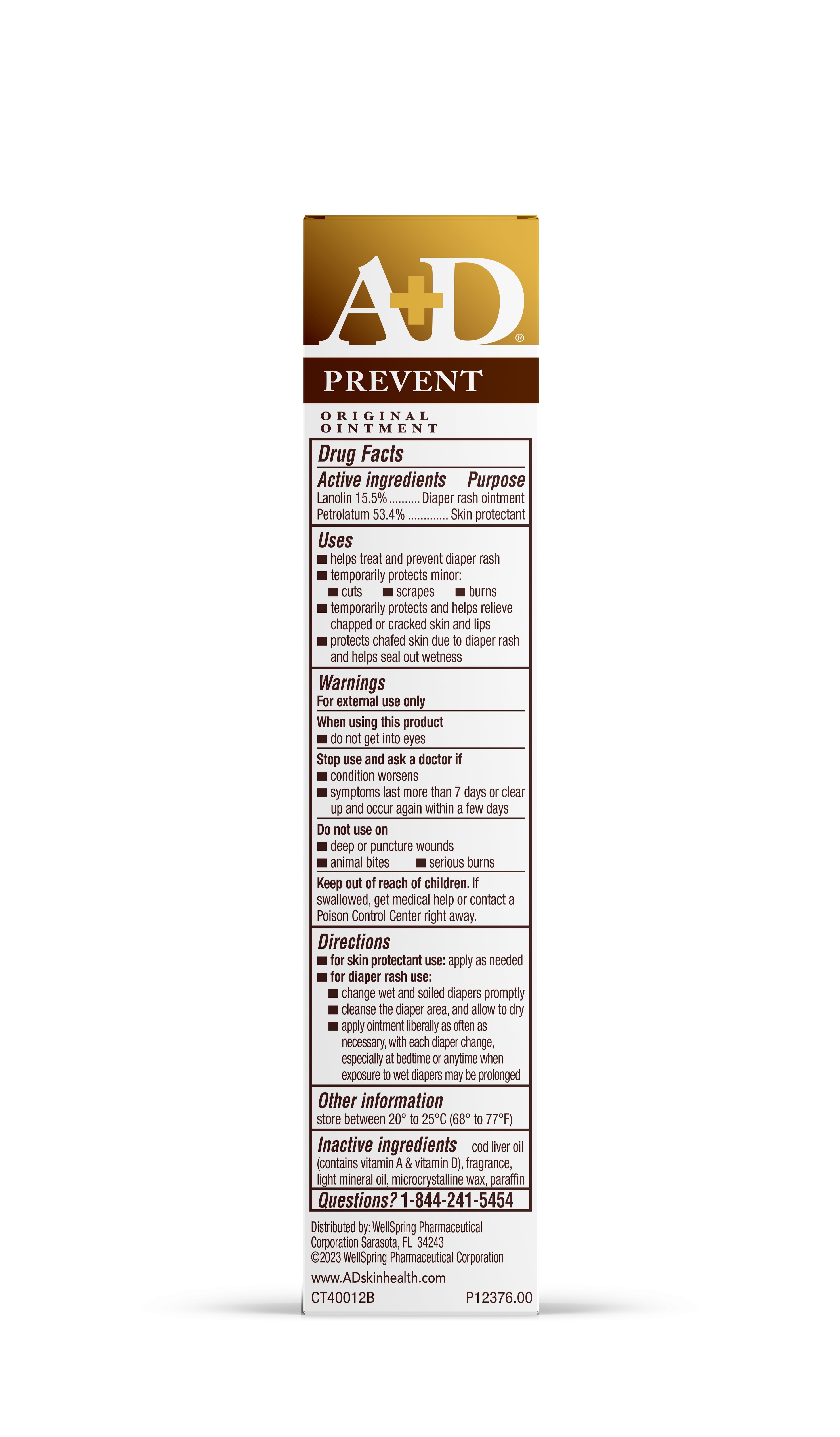 A+D Original Diaper Rash Ointment, 1.5Oz