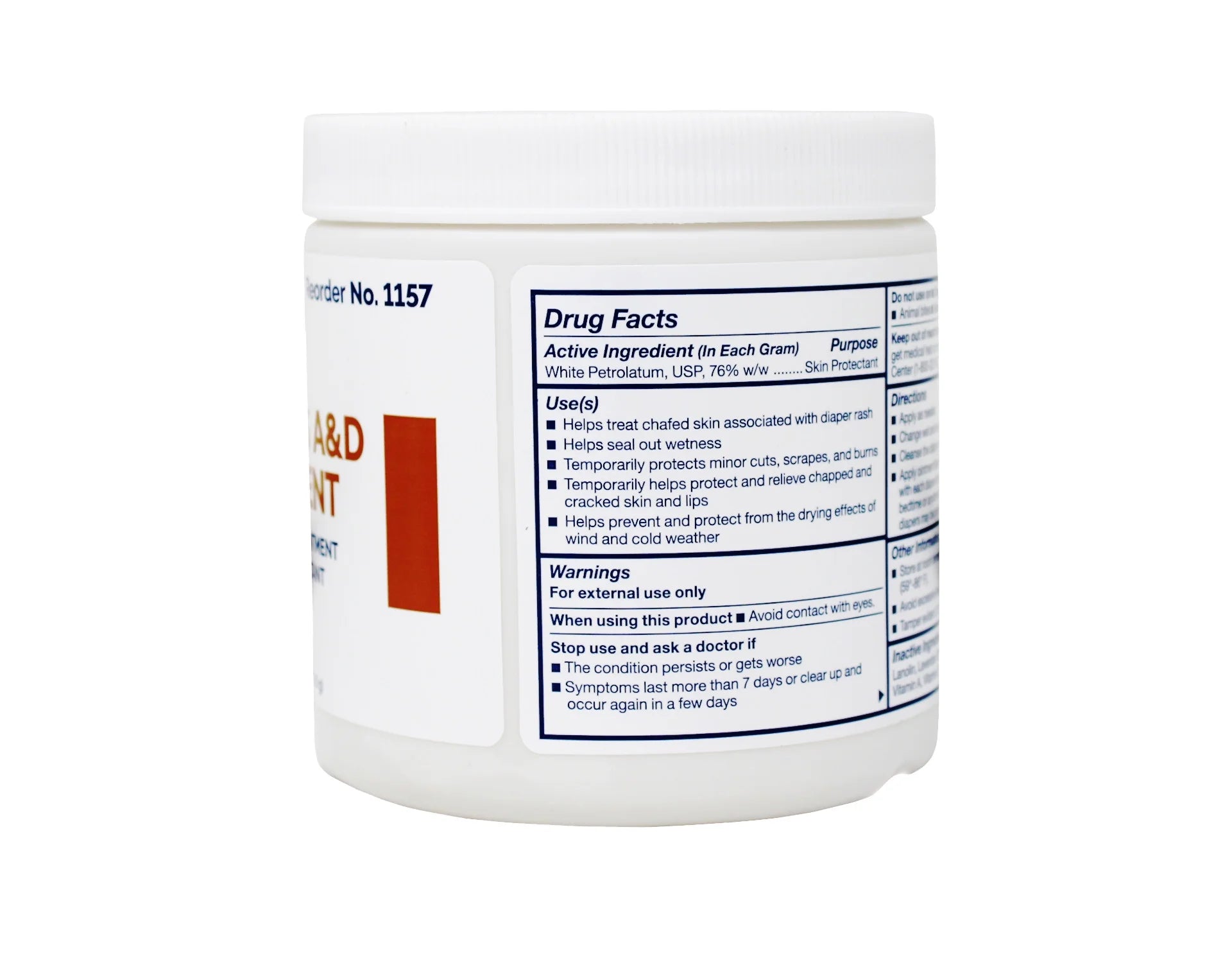 Dynarex Vitamins a and D Ointment for Skin Irritation 15 Oz Jar 2 Ct | Diaper Rash Cream | Baby Cream | Healing Ointment | a and D Ointment for Adults | Tattoo Healing Ointment | Rash Cream for Adults