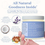 Body Scrub Lavender Tea Tree Sea Salt Scrub 24 Oz
