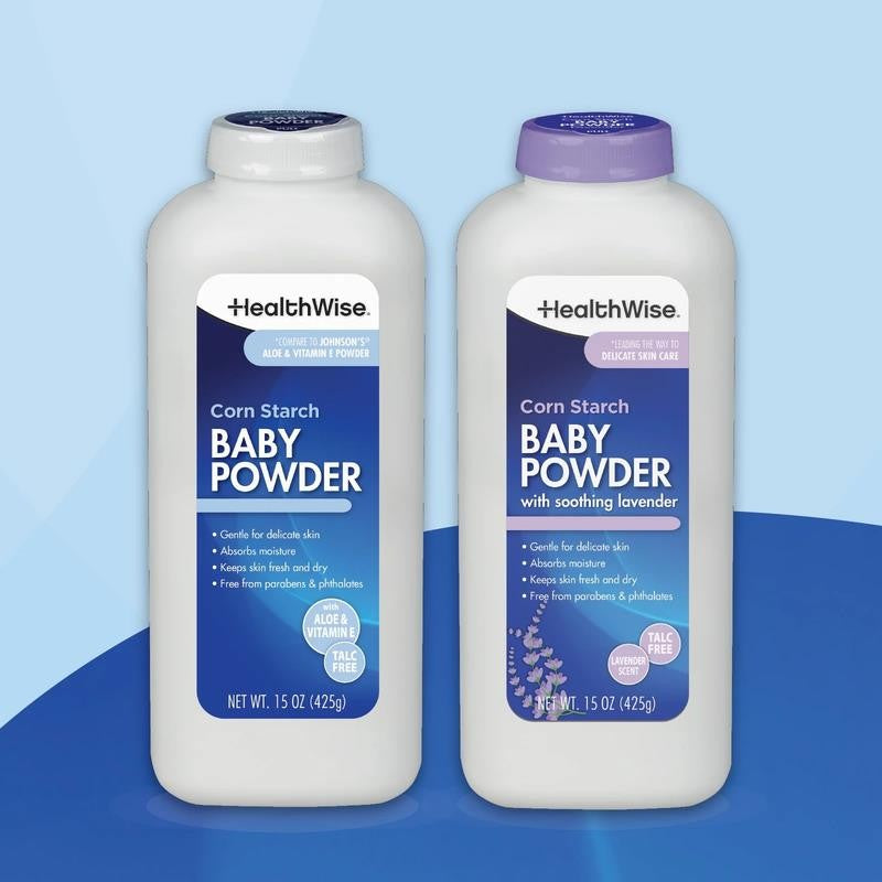 Corn Starch Baby Powder | Aloe + Vitamin E | Talc Free | Paraben & Phthalate Fre