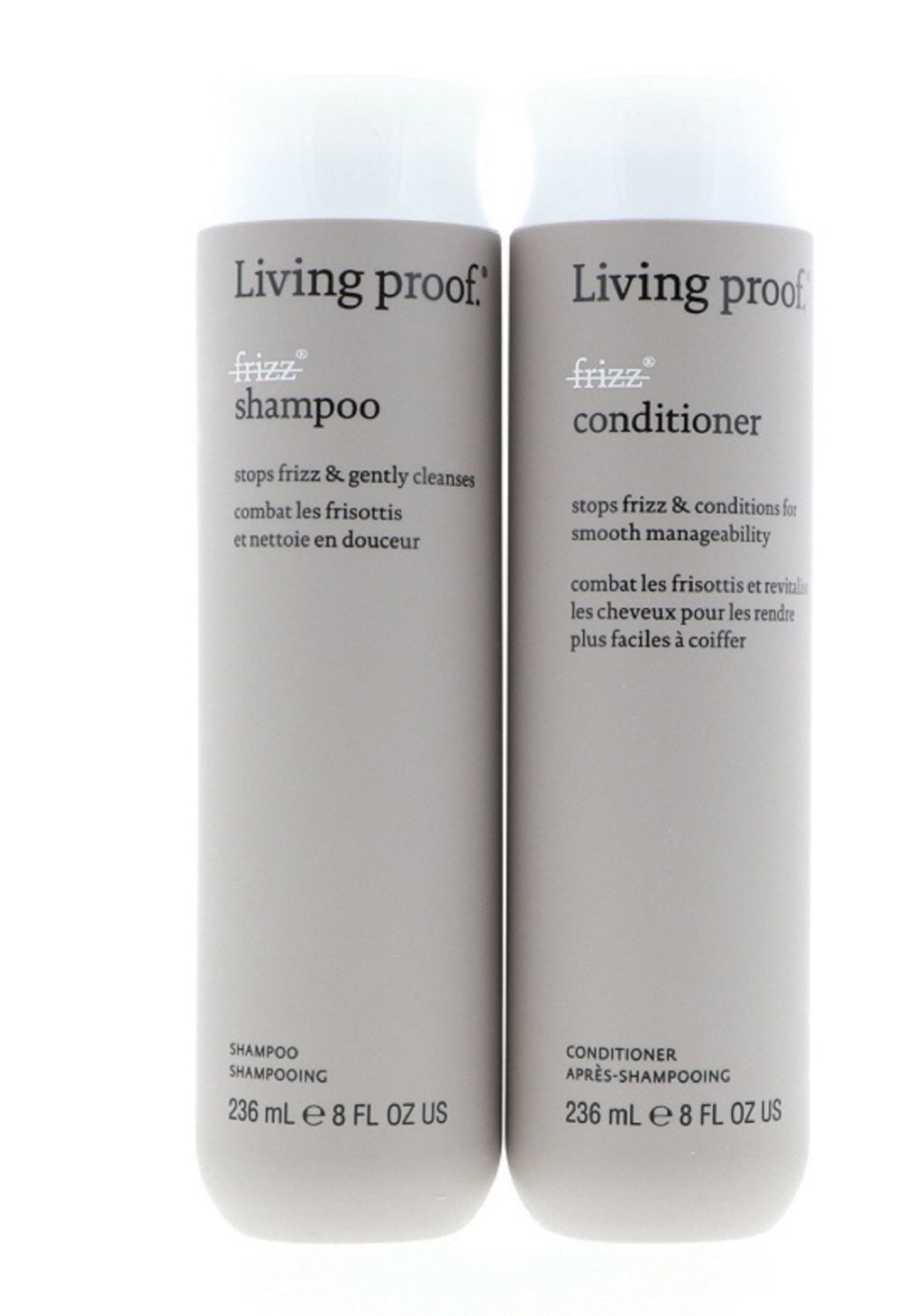 Living Proof No Frizz Shampoo and Conditioner 8Oz Combo