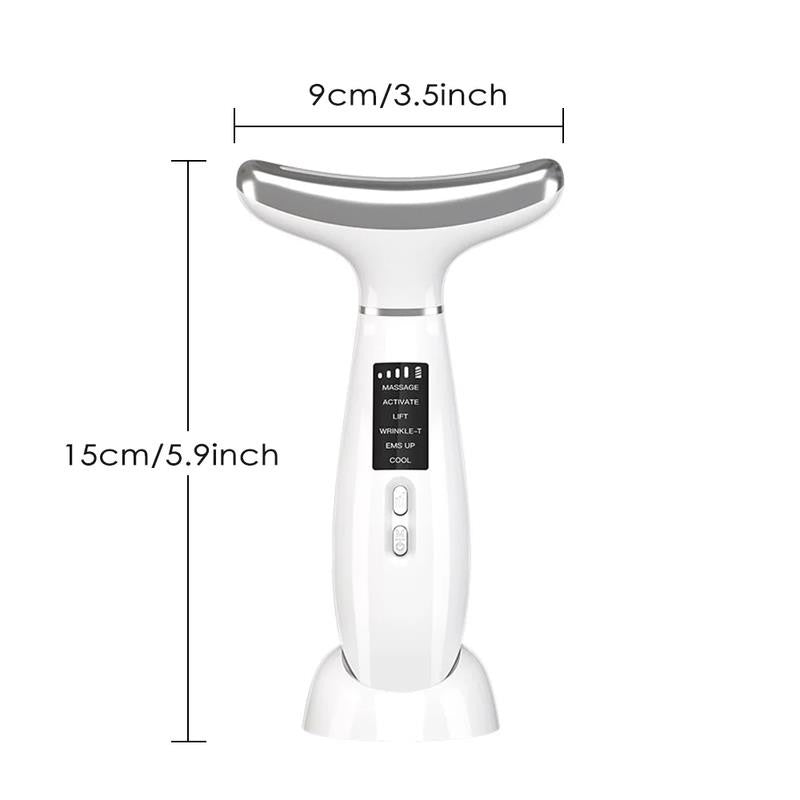 Facial and Neck Beauty Device, Skin Care Face Massager, Multifunctiona