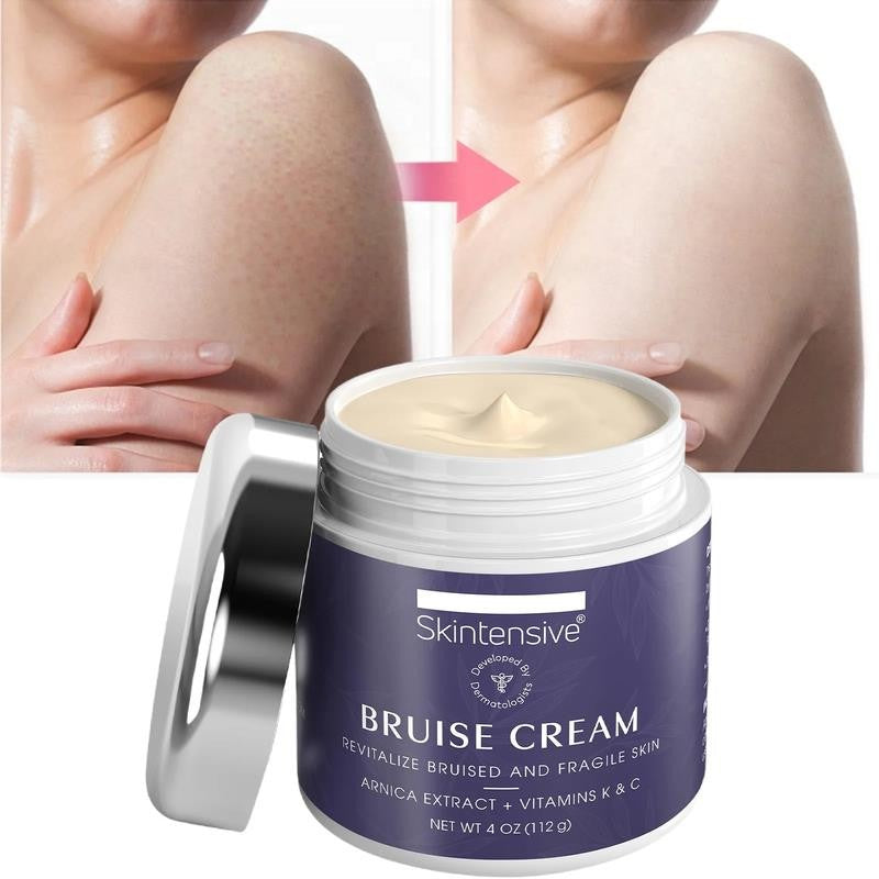 Arnica Bruise Cream 4Oz - Vitamin K C E for Thin Skin, Moisturizing Skin Renewal