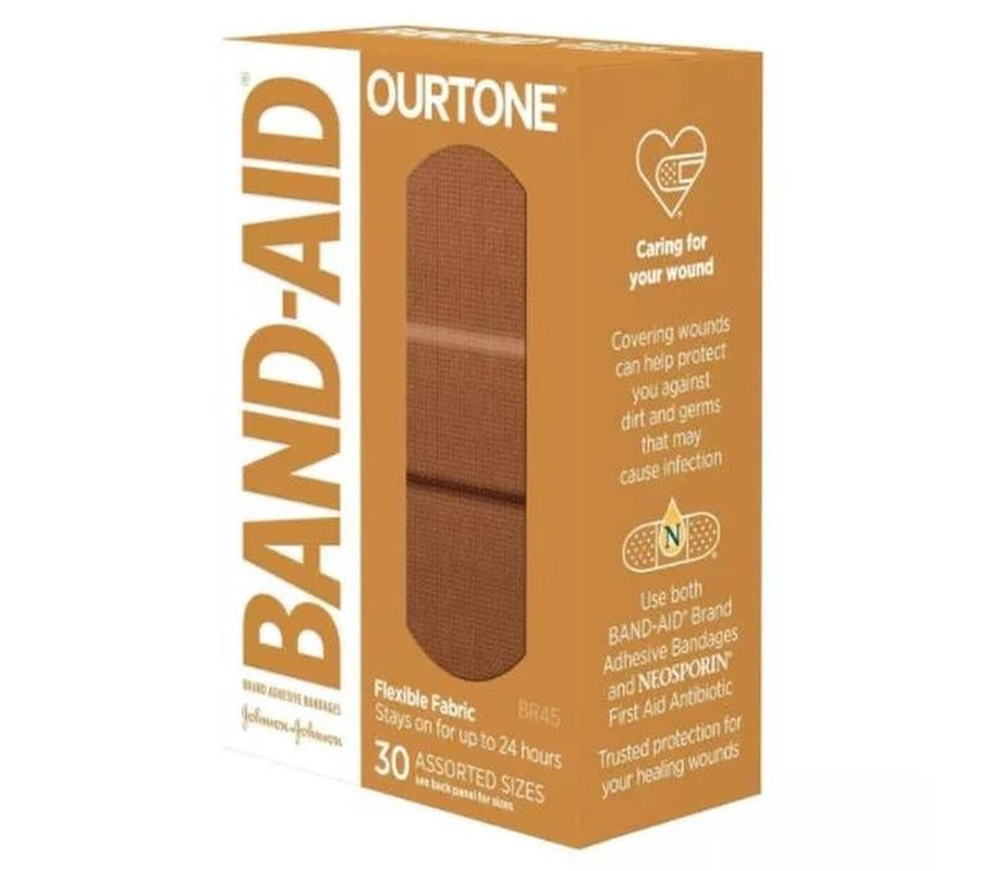 Brand Ourtone Adhesive Bandages, BR45, 30 Ct (Pack of 2)