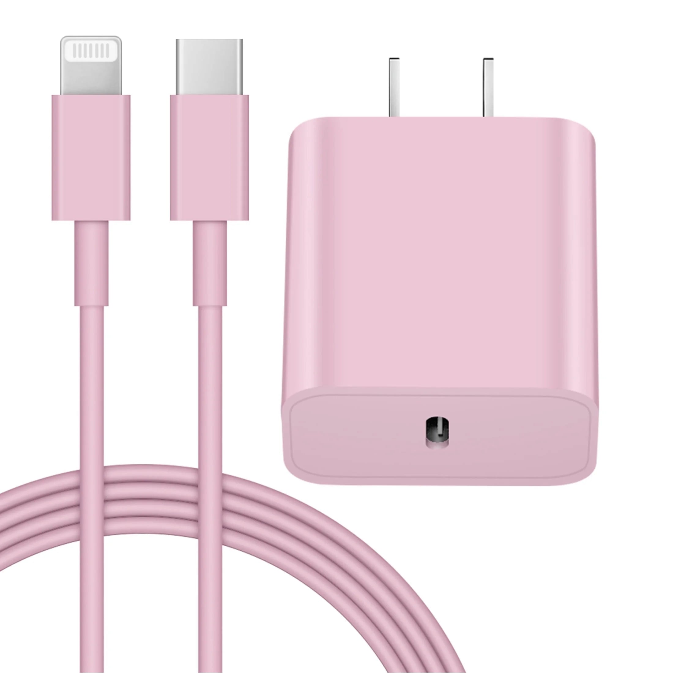 Iphone 14 11 12 13 Fast Charger-20W PD USB C Wall Charger with 6FT Fast Charging Cable Compatible for Iphone 14/13/12/11/Pro/Pro Max/Mini/Xs Max/Xr/X-Pink