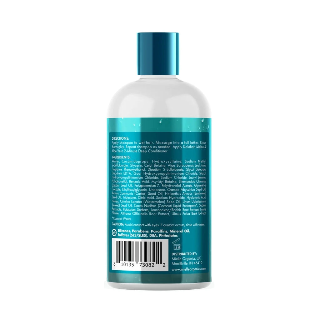 Mielle Kalahari Melon and Aloe Veradeep Hydration Shampoo 12 Oz.