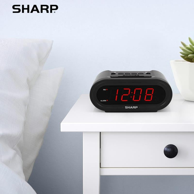 Digital Alarm with Accuset - Automatic Smart Clock, Never Needs Setting - Great