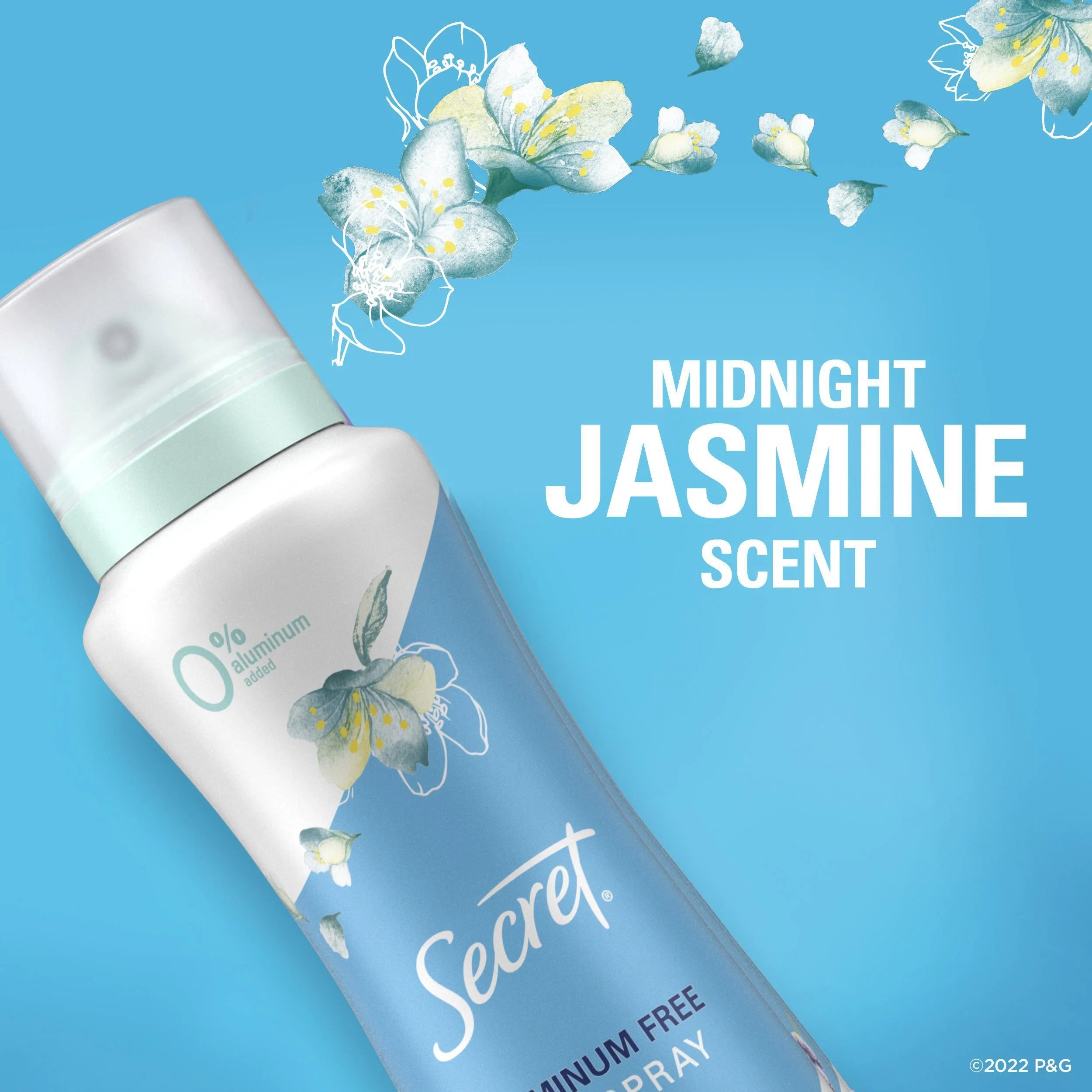 Aluminum Free Dry Spray Women'S Deodorant, Midnight Jasmine, 4.1 Oz