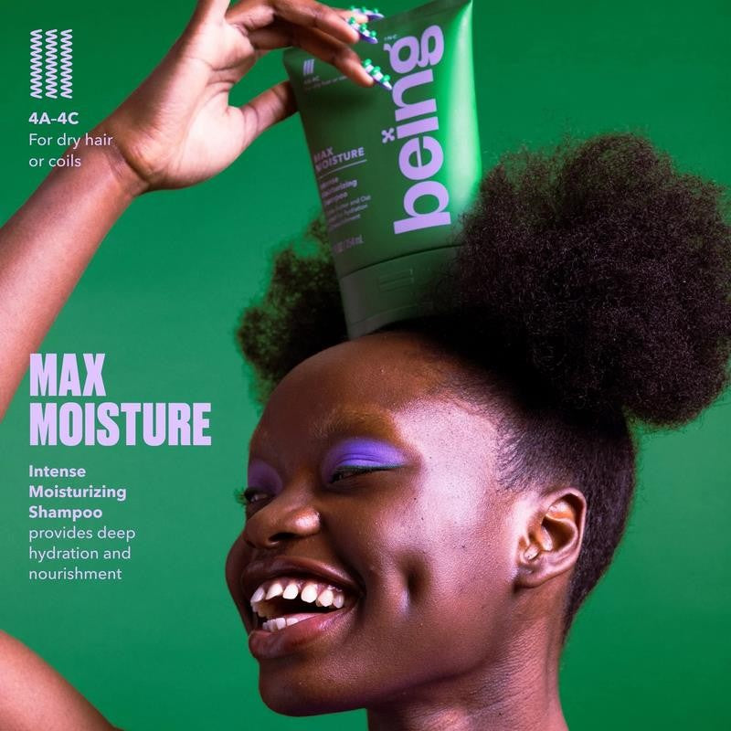 Being MAX MOISTURE Intense Moisturizing Shampoo with Cocoa Butter and Oat Extrac