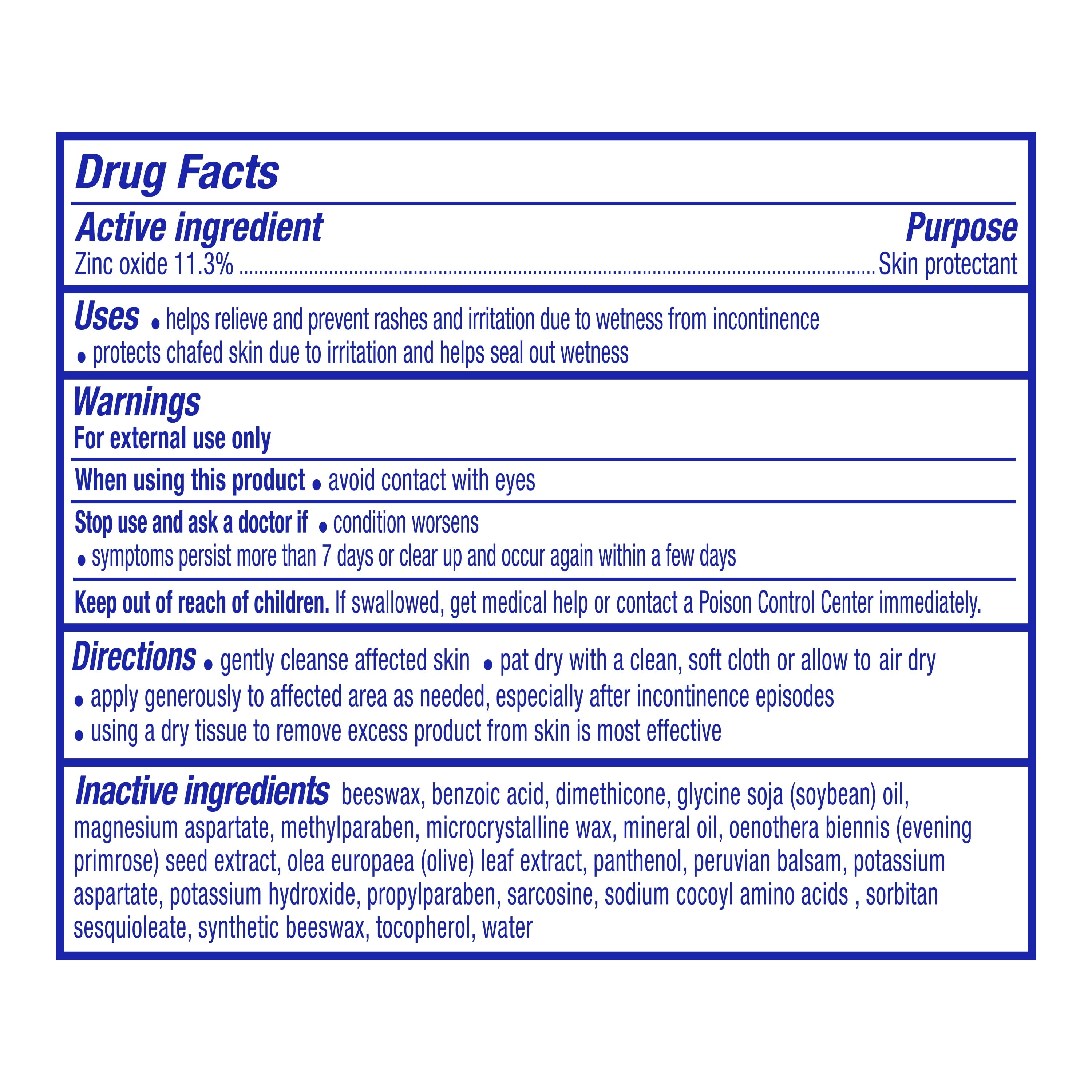 Balmex Adultadvantage Bprotected Skin Relief Adult Rash Cream, 3Oz