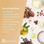 Arabica Coffee Exfoliating Body Scrub with Collagen and Stem Cell, 12 Oz