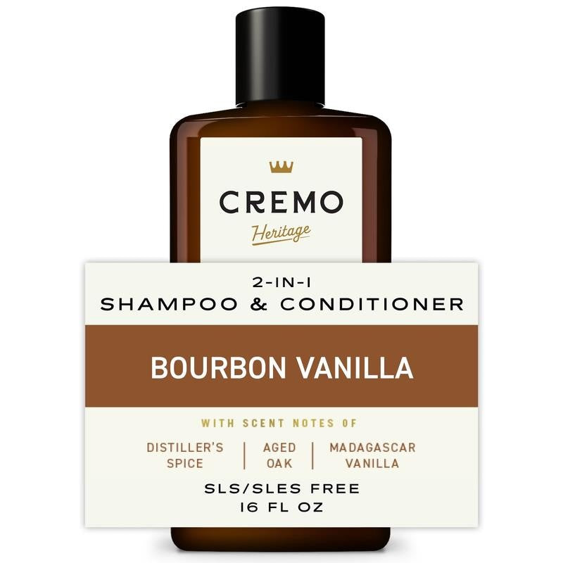 2-In-1 Men'S Shampoo & Conditioner, Bourbon Vanilla Scent, 16 Fl Oz