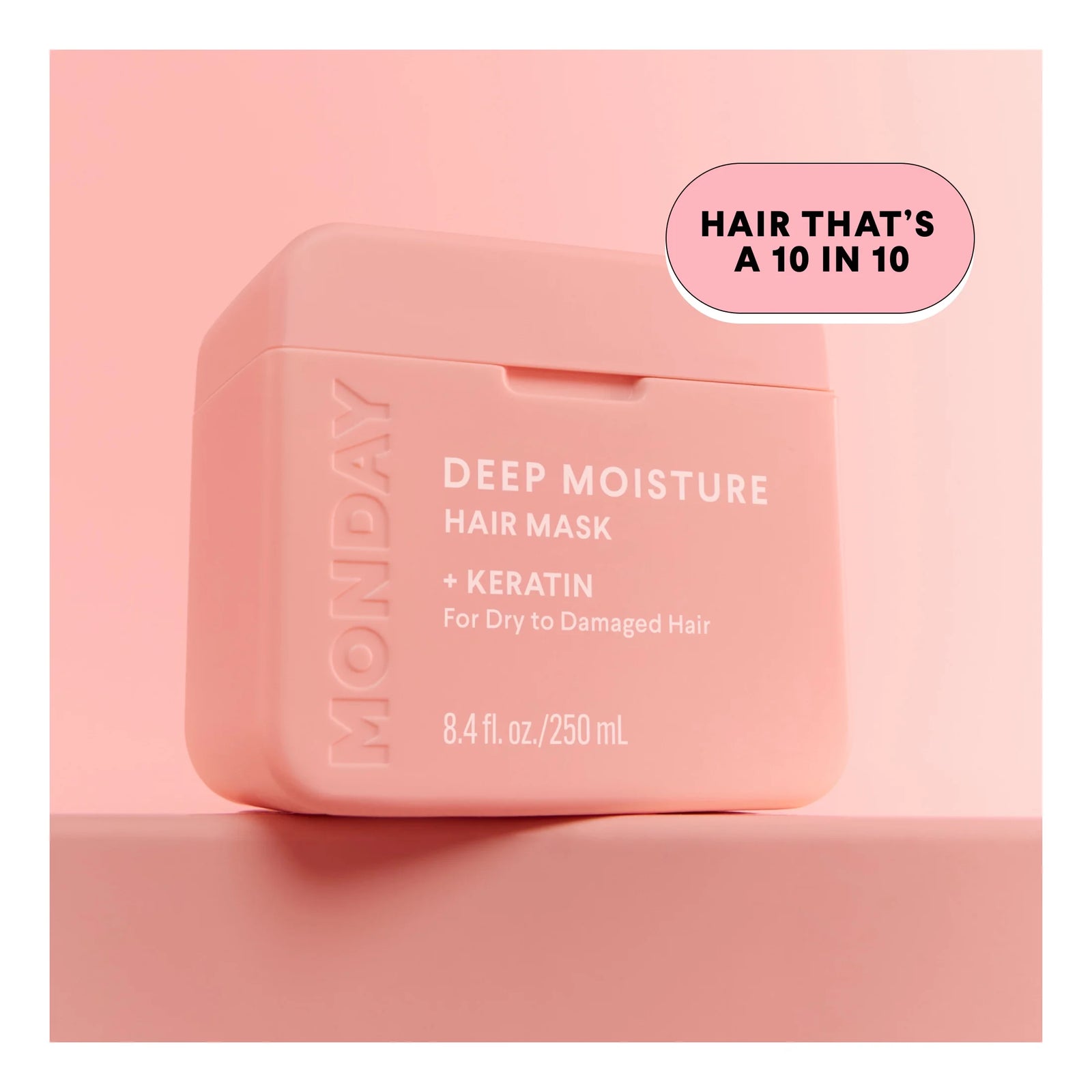 Deep Moisture Hair Mask, Strength Dry Damaged Hair, Keratin Shea Butter 8 Fl Oz