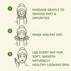 Daily Moisturizing Facial Cleanser Bar, Face Wash for Dry Skin, 3.5 Oz, 3 Pack