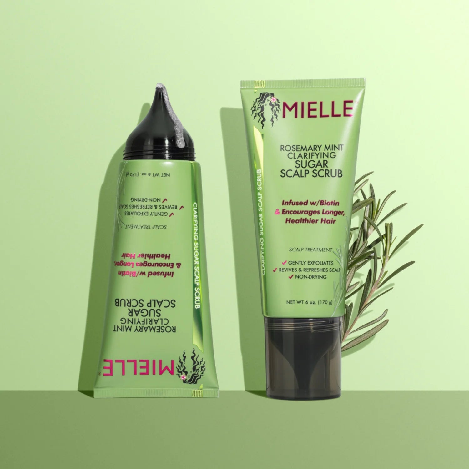 Mielle Rosemary Mint Clarifying Sugar Scalp Scrub 6 Oz