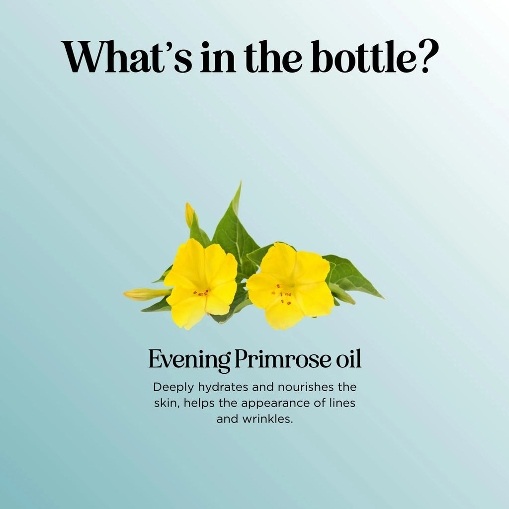 Pure Evening Primrose Oil for Skin - Cold Pressed Natural Face Moisturizer and Nourishing Hair Oil - Use in DIY Skin Care for Dry Flaky Skin Hydration and as a Carrier Oil for Essential Oils Mixing