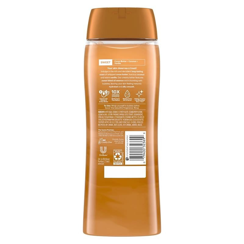 Essentials Body Wash, Creamy Cocoa Butter and Shea, 18 Oz