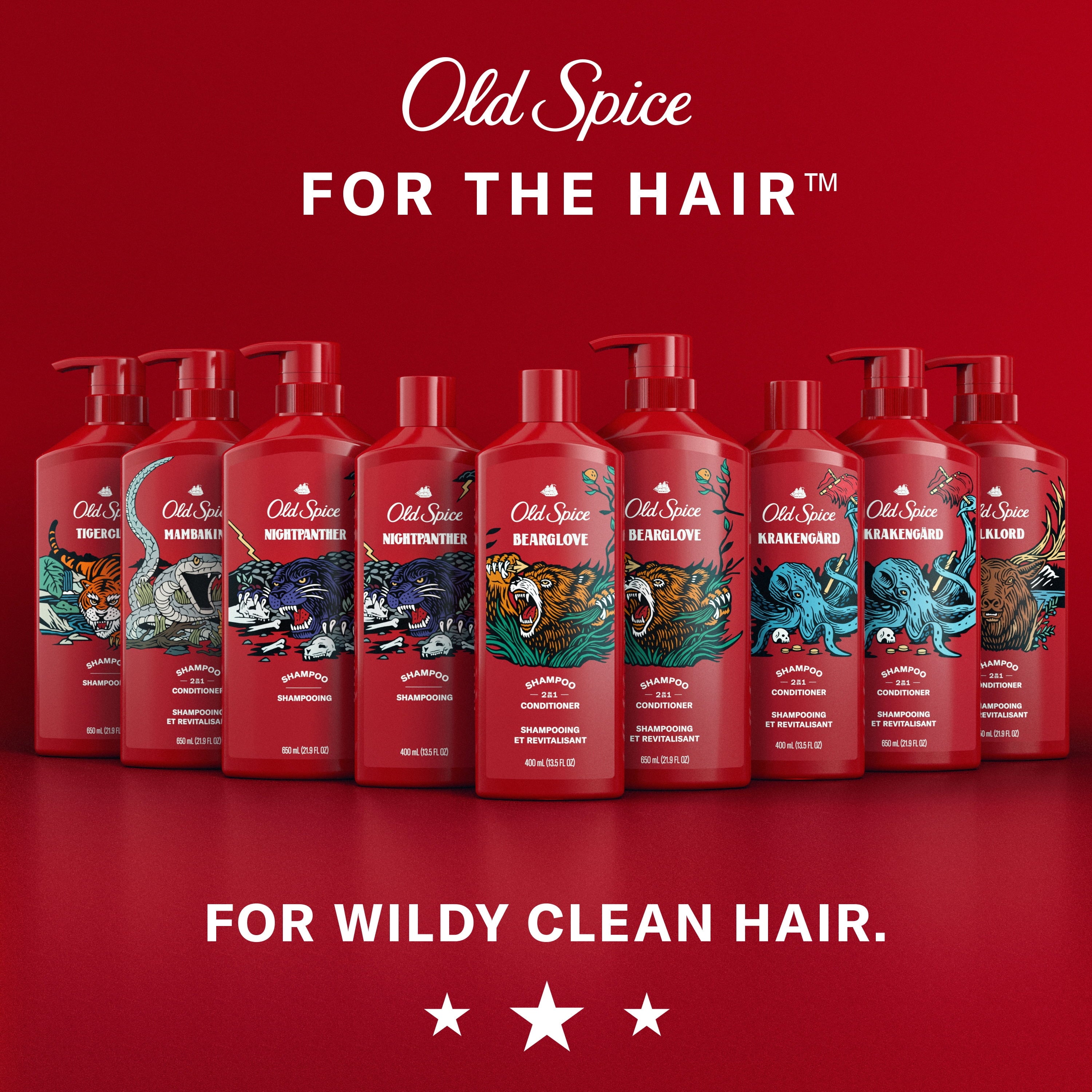 Old Spice Mamba King 2N1 Men'S Shampoo and Conditioner, All Hair Types, 21.9 Fl Oz