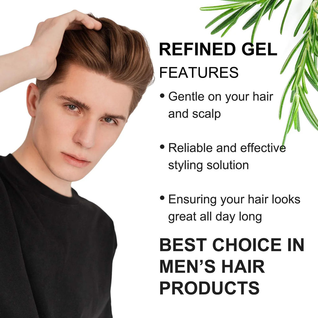 2 Pack Hair Gel Rosemary Edge Style Gel for Women and Men 120G/4.04Oz, Maximum