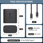 45W Super Fast Charger USB C Android Phone Charger Fast Charging for Asus ROG Phone 7 Also Galaxy S24 Ultra/S24/S24+/S23 Ultra/S23/S23+ PPS Charger & 6Ft C Cable