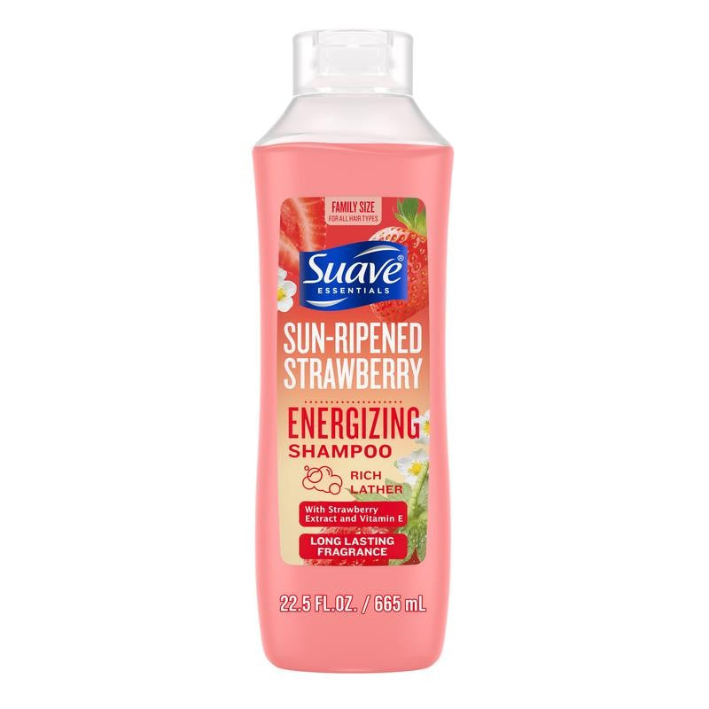 Essentials Energizing Shampoo, Sun-Ripened Strawberry, 22.5 Fl Oz