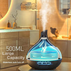 550Ml Essential Oil Diffuser, Upgraded Oil Diffuser for Large Room, Cool Mist Hu