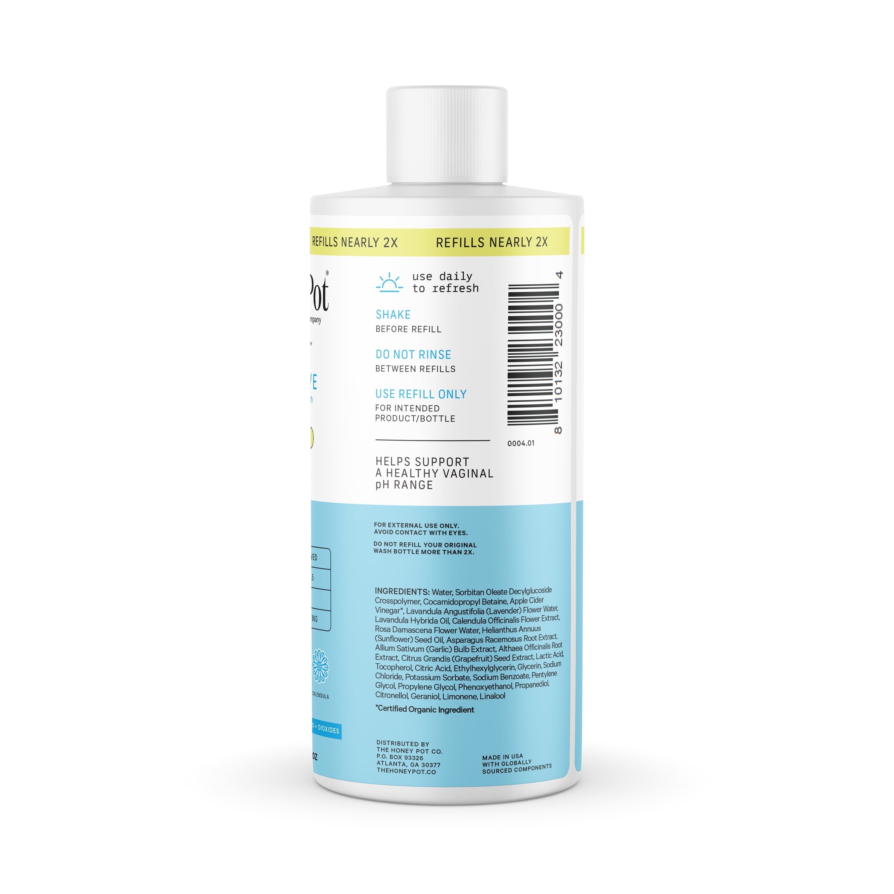 , Sensitive Intimate Wash Refill, 10.5 Fl. Oz
