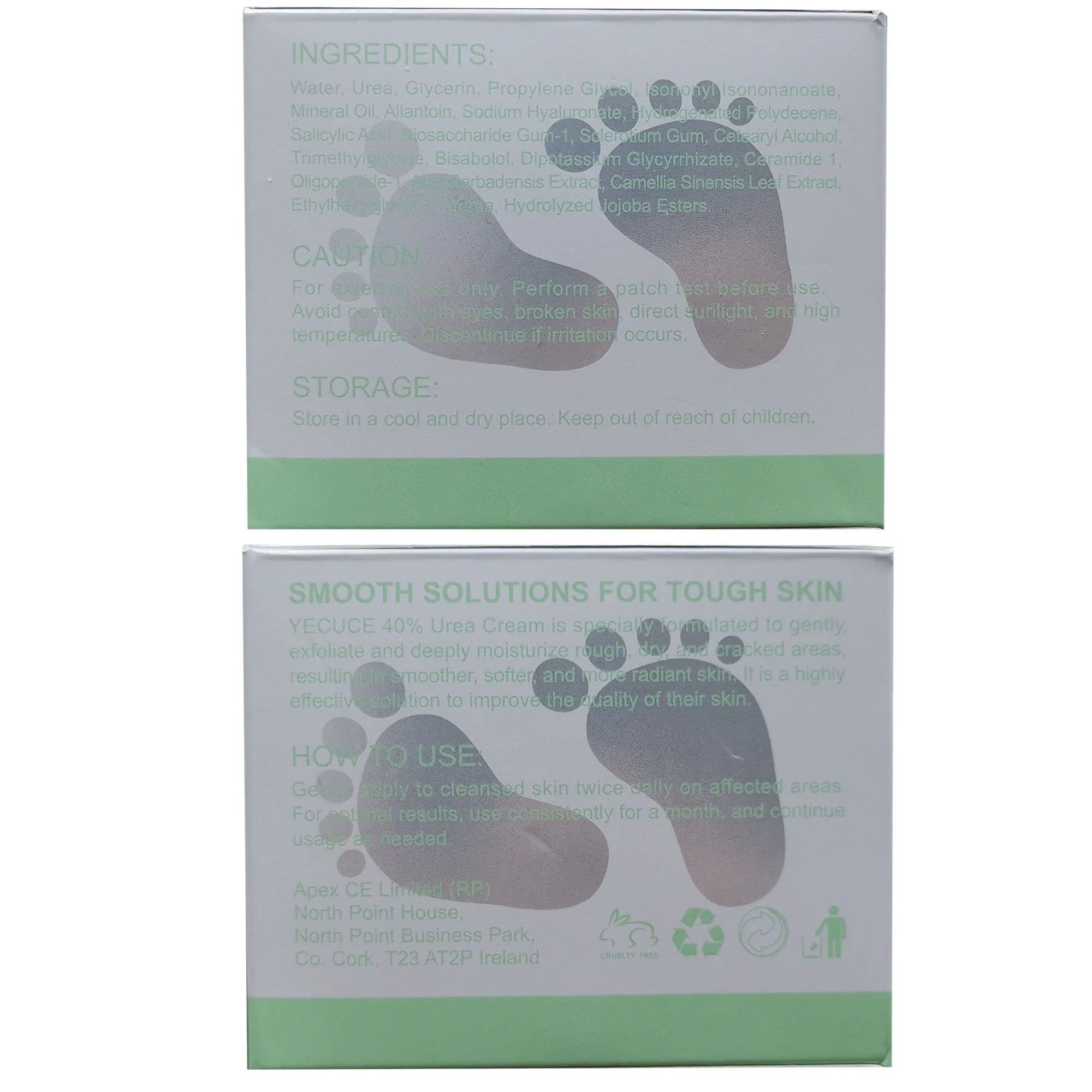40% Urea Cream 2% Salicylic Acid (4.23Oz/120G), Foot Cream Hand Lotion for Rough Dry Cracked Skin - Callus Dead Skin Remover - Tea Tree & Aloe Vera