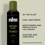 Edge Soothing Aloe Shave Gel for Men with Extra Aloe, 7 Oz
