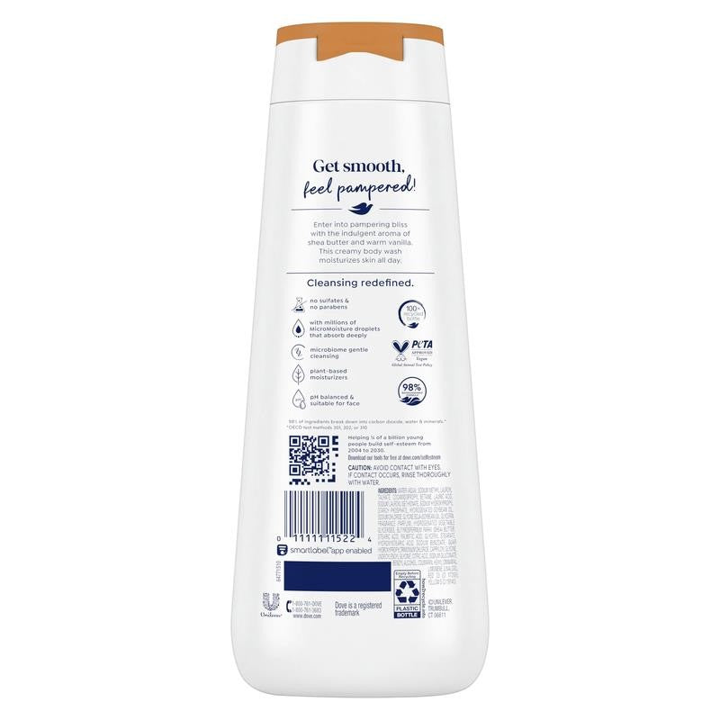 Body Wash for Women Moisturizing Pamper Shea Butter & Vanilla Moisturizing All S
