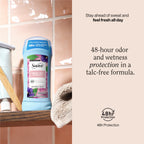 Antiperspirant Female Deodorant, 48Hr Protection Sweet Pea & Violet, 2.6 Oz, 2 P